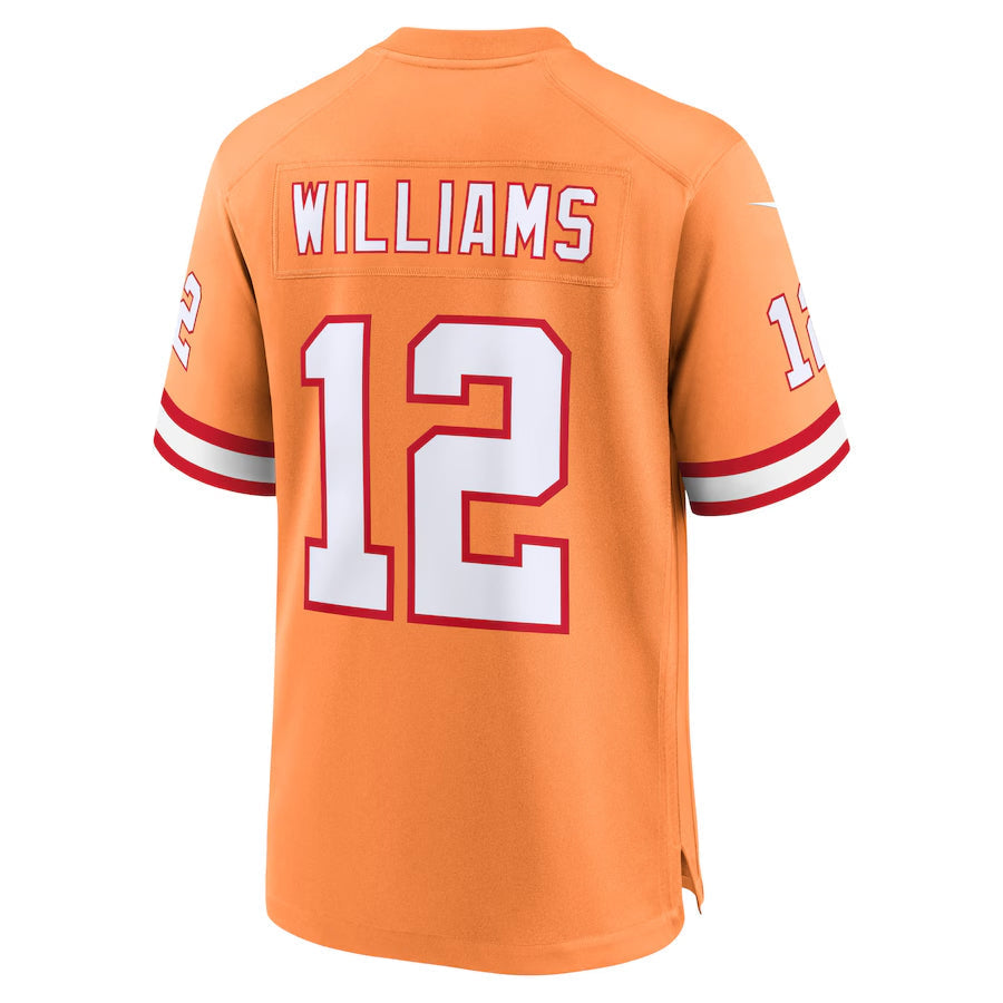TB.Buccaneers #12 Doug Williams Player Orange Game Football Jerseys football jersey product view 1