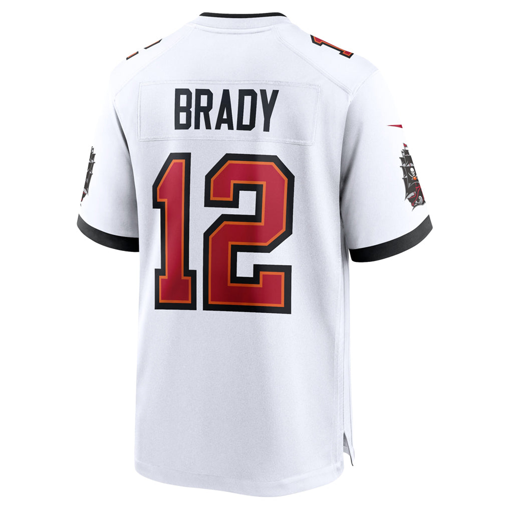 TB.Buccaneers #12 Tom Brady Player White Home Game Football Jerseys football jersey product view 1