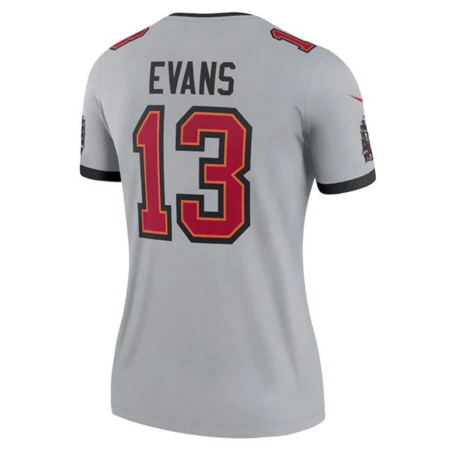 #13 Mike Evans Player TB.Buccaneers Gray Inverted Legend Football Jerseys football jersey product view 1