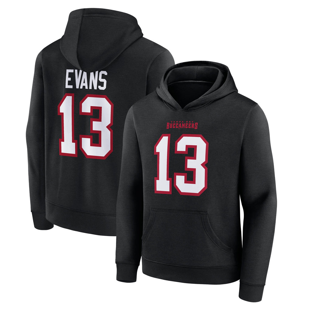 TB.Buccaneers #13 Mike Evans Player Graphic Black Hoodie Football Jerseys football jersey product view 1