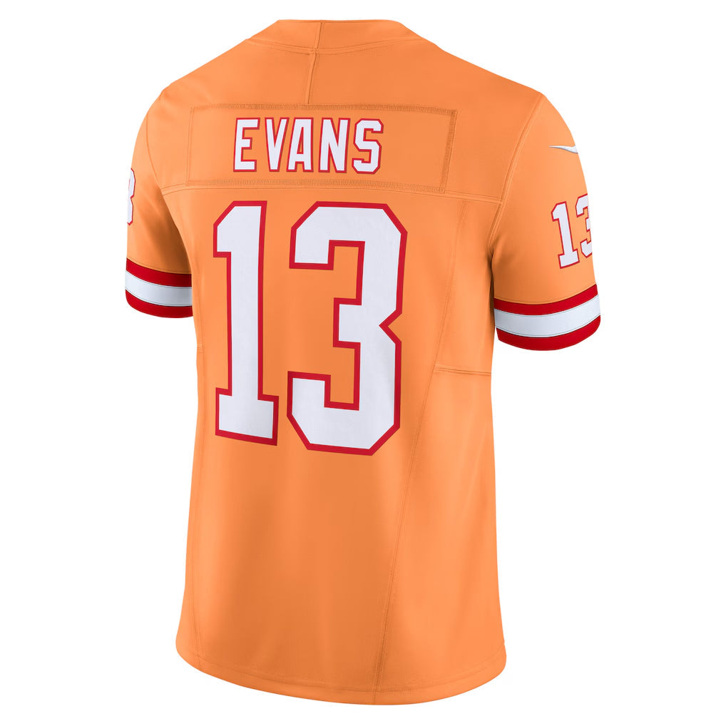 TB.Buccaneers #13 Mike Evans Player Orange Vapor F.U.S.E. Limited Football Jerseys football jersey product view 1