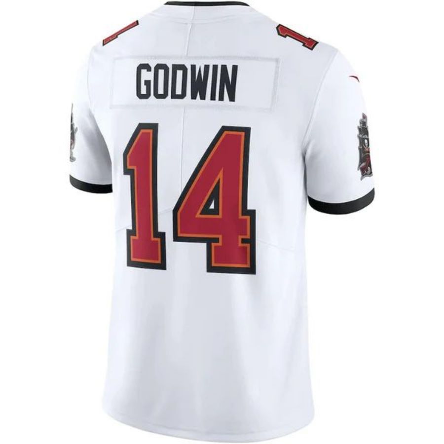 #14 Chris Godwin Player TB.Buccaneers White Vapor Limited Football Jerseys football jersey product view 1