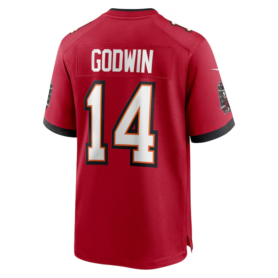 TB.Buccaneers #14 Chris Godwin Jr. Player Red Game Home Football Jerseys football jersey product view 1