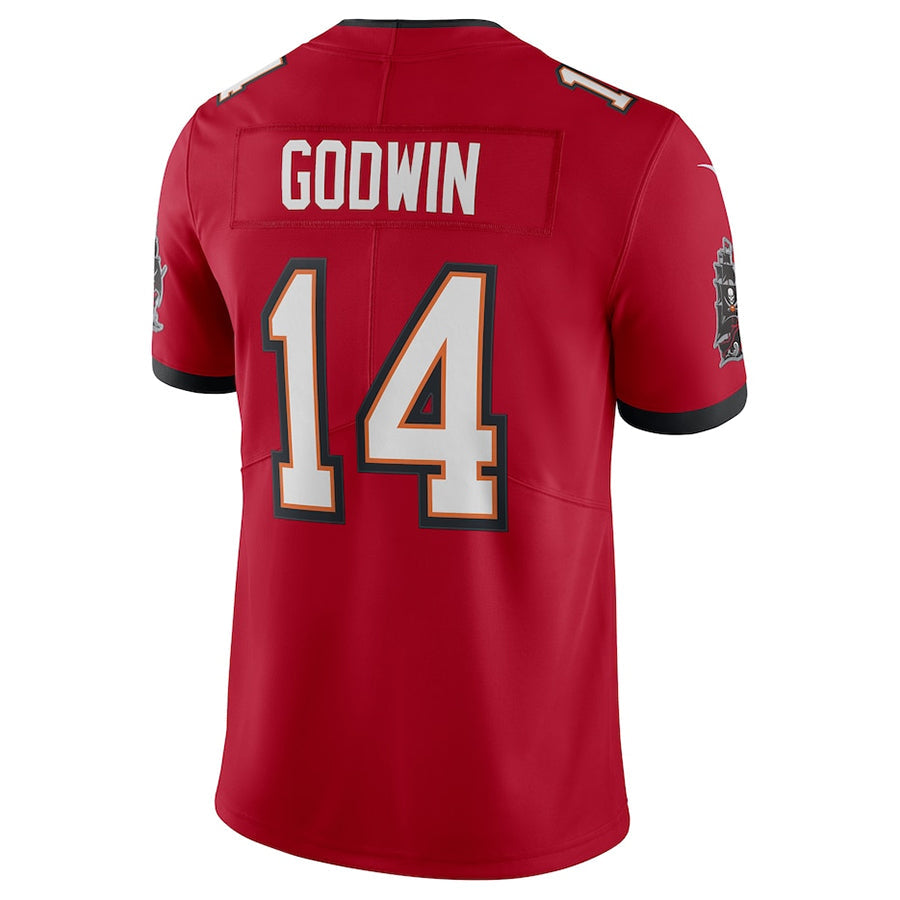 TB.Buccaneers #14 Chris Godwin Jr. Player Red Vapor Limited Football Jerseys football jersey product view 1