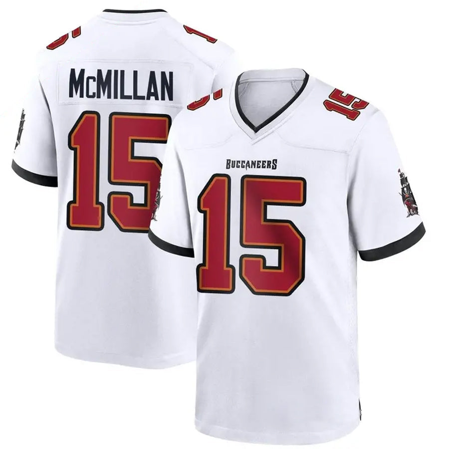 TB.Buccaneers #15 Jalen McMillan Player White Home Game Football Jerseys football jersey product view 1