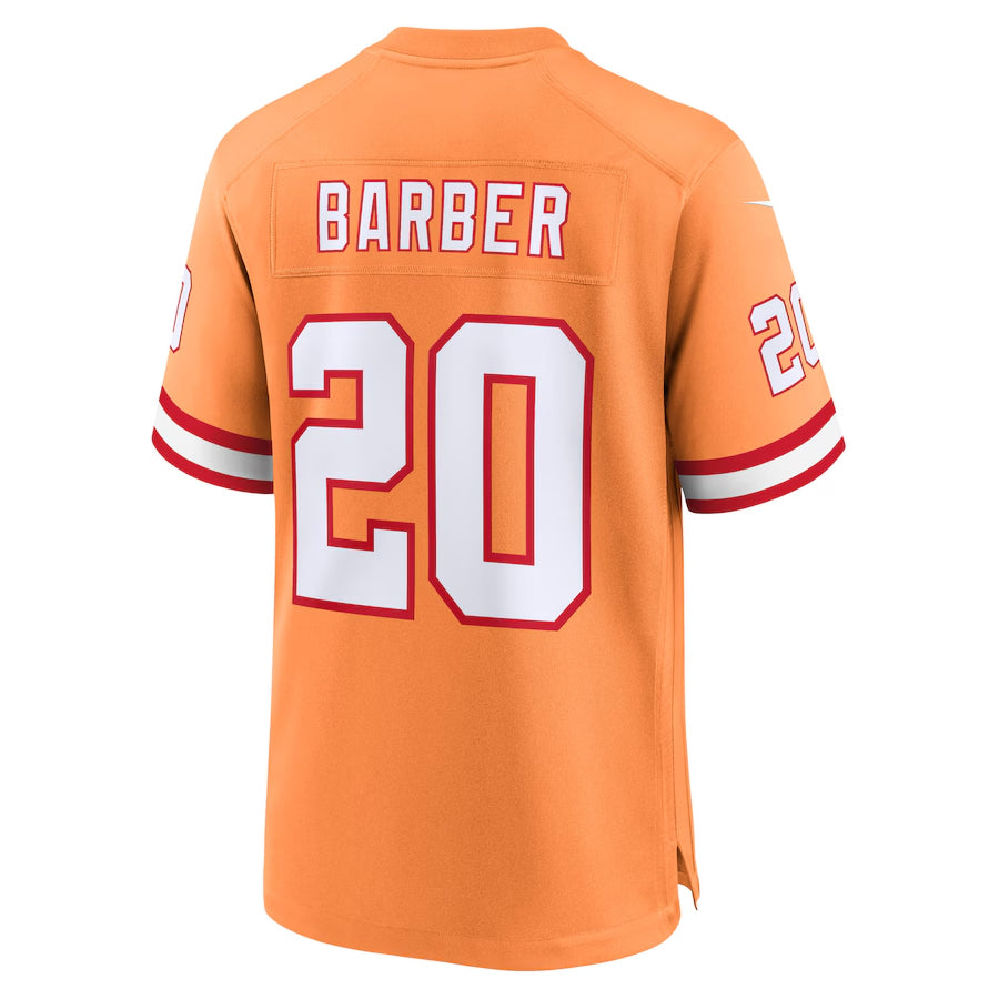 TB.Buccaneers #20 Ronde Barber Player Orange Home Game Football Jerseys football jersey product view 1