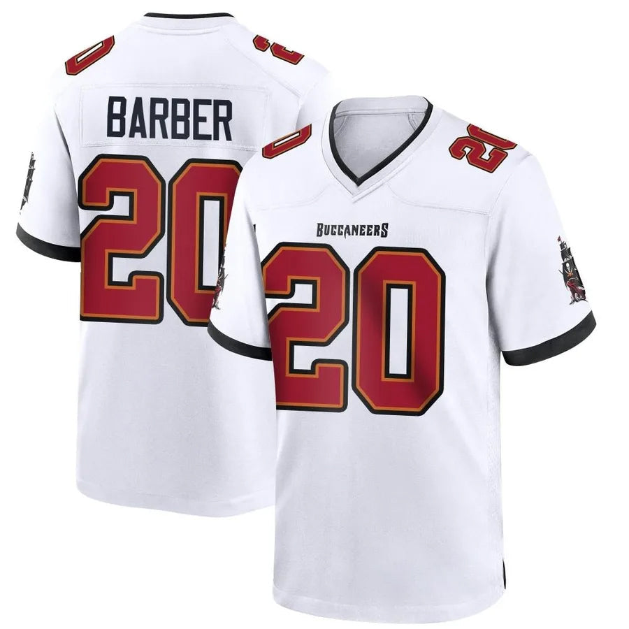 TB.Buccaneers #20 Ronde Barber Player White Home Game Football Jerseys football jersey product view 1