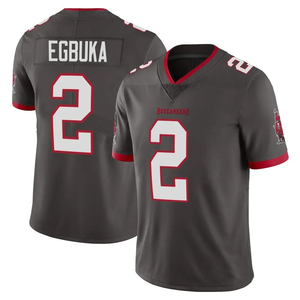 TB.Buccaneers #2 Emeka Egbuka Player Limited Pewter Alternate Vapor Football Jerseys football jersey product view 1