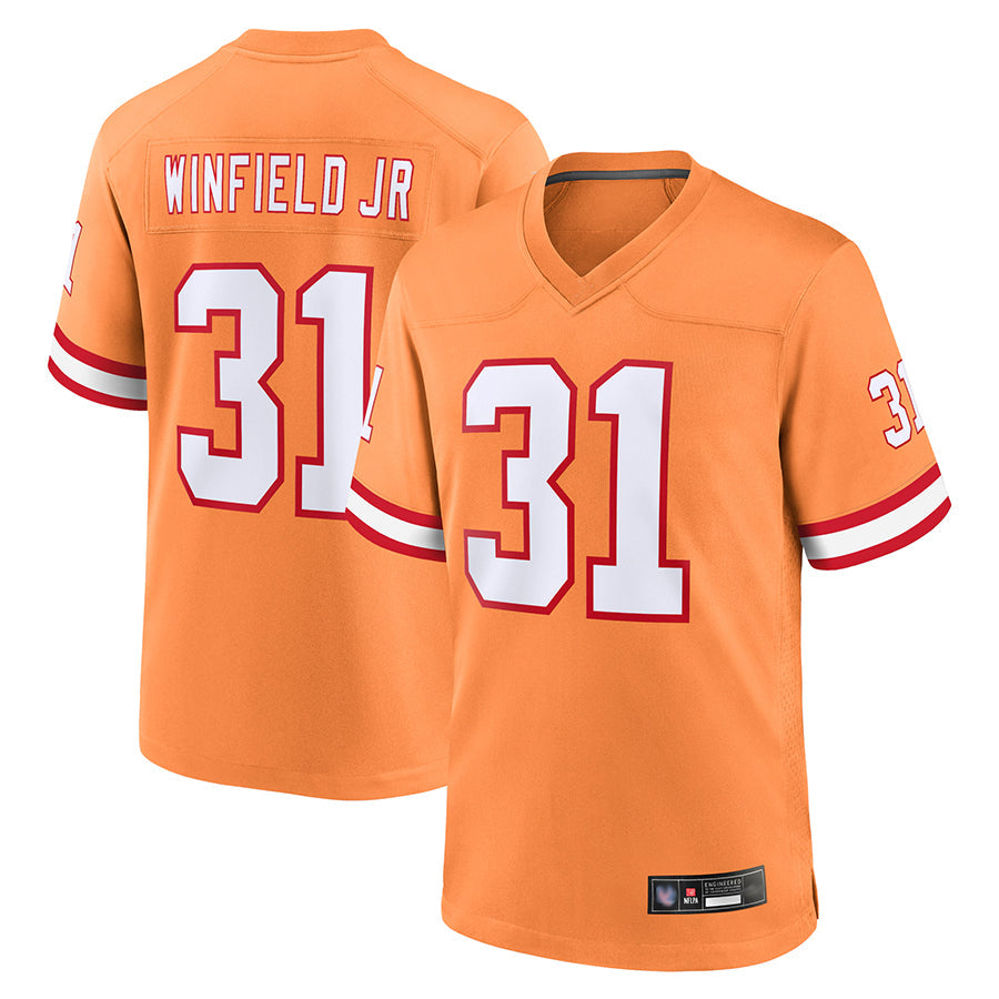 TB.Buccaneers #31 Antoine Winfield Jr. Player Orange Game Football Jerseys football jersey product view 1