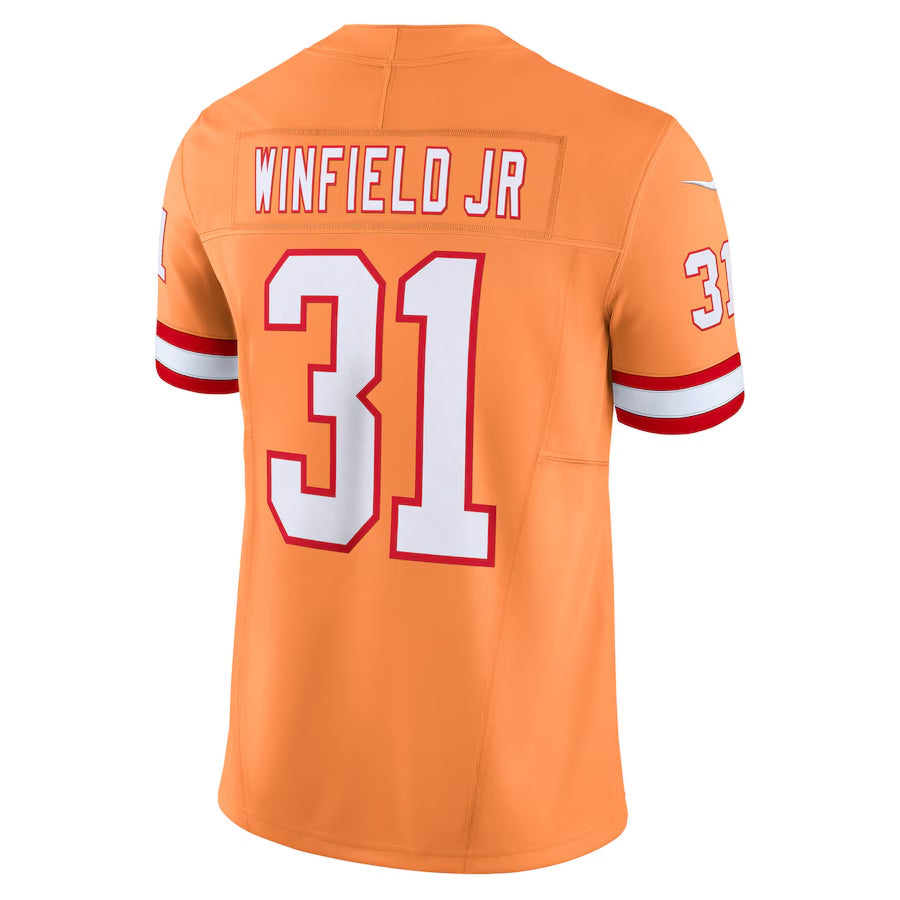 TB.Buccaneers #31 Antoine Winfield Jr. Player Orange Vapor F.U.S.E. Limited Football Jerseys football jersey product view 1