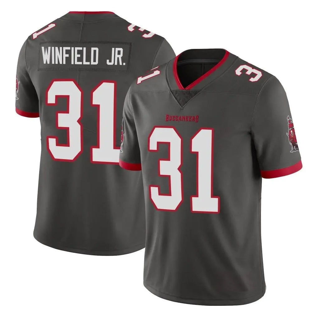 TB.Buccaneers #31 Antoine Winfield Jr. Player Pewter Alternate Vapor Limited Football Jerseys football jersey product view 1