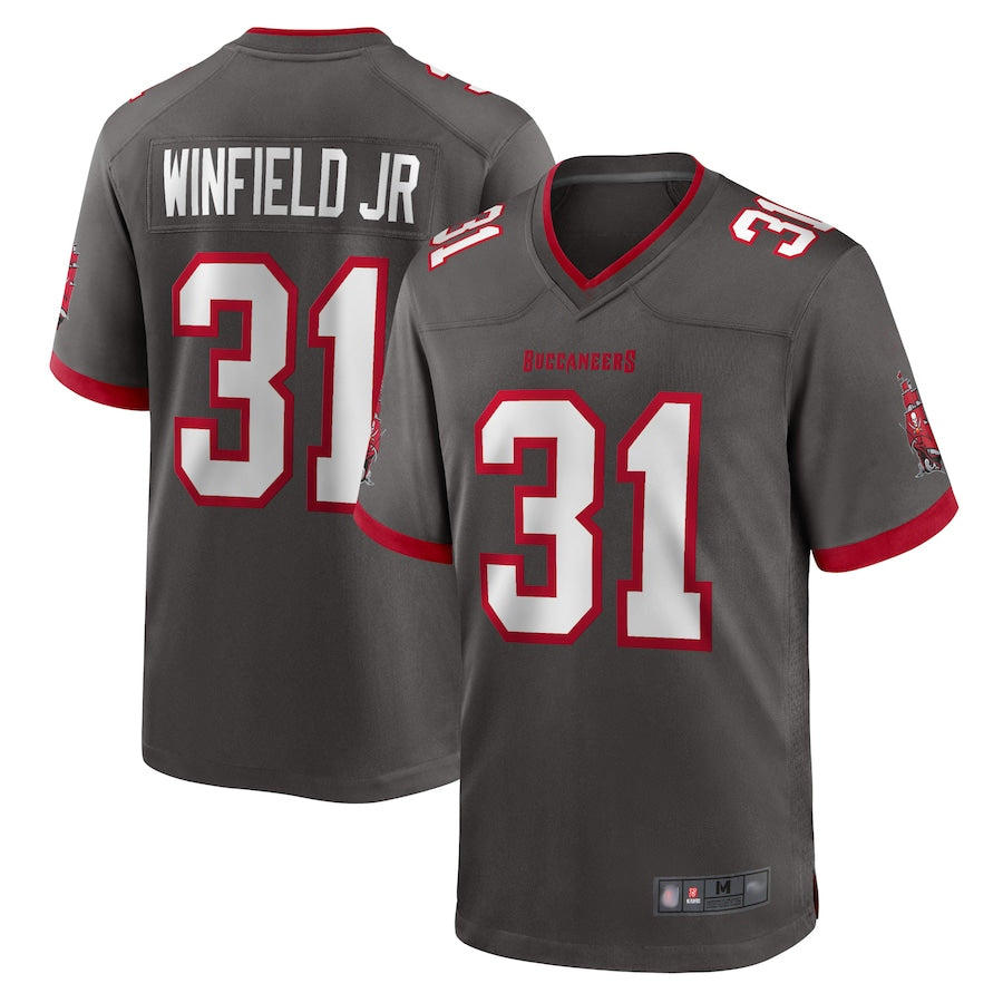 TB.Buccaneers #31 Antoine Winfield Jr. Player Pewter Game Football Jerseys football jersey product view 1