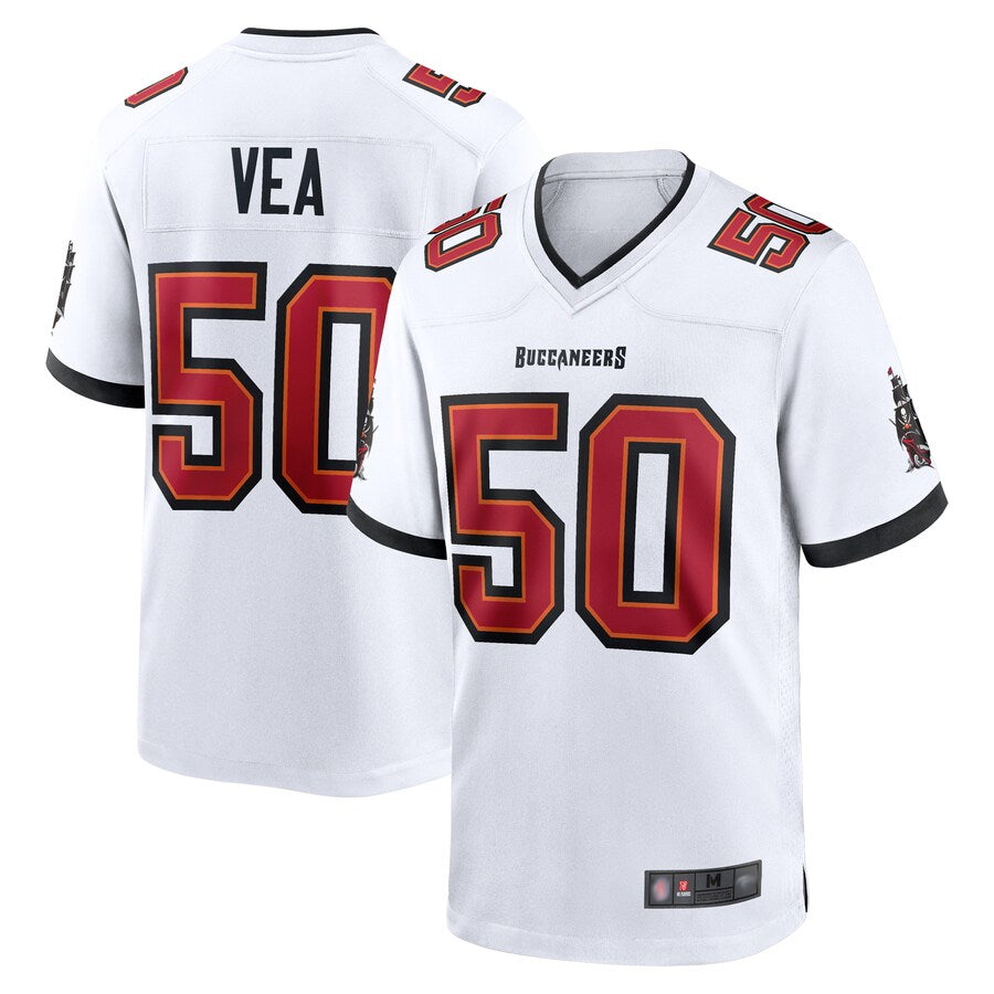 TB.Buccaneers #50 Vita Vea Player Whtie Game Football Jerseys football jersey product view 1