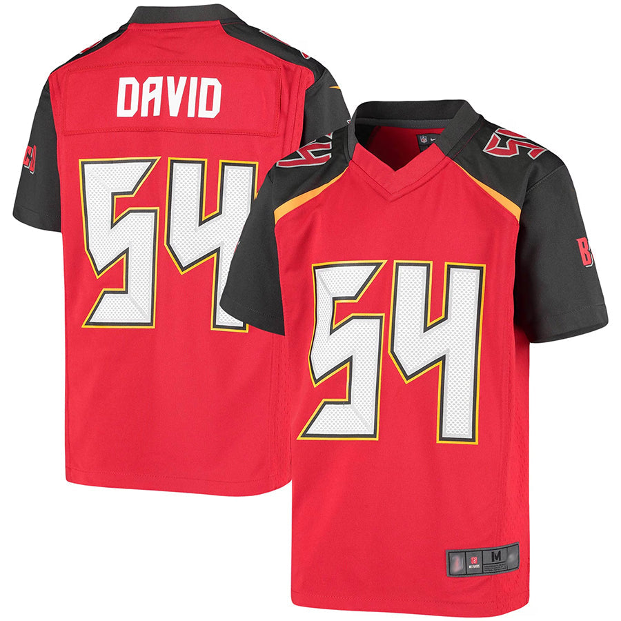 TB.Buccaneers #54 Lavonte David Player Red Replica Game Football Jerseys football jersey product view 1