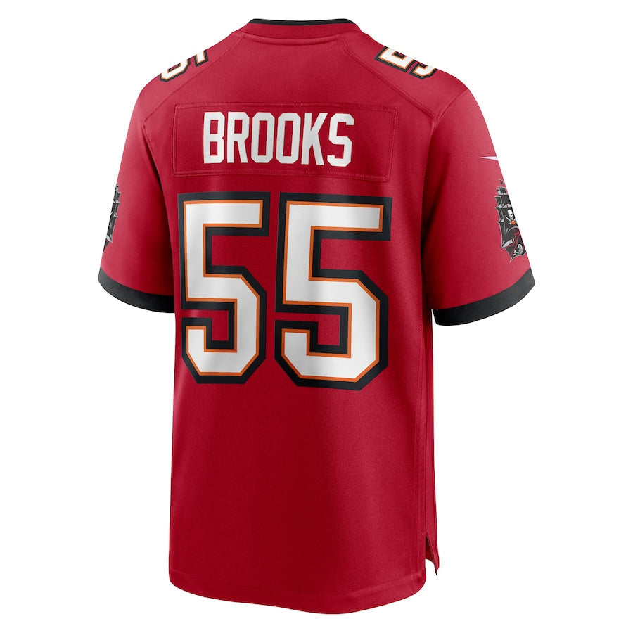 TB.Buccaneers #55 Derrick Brooks Player Red Game Football Jerseys football jersey product view 1