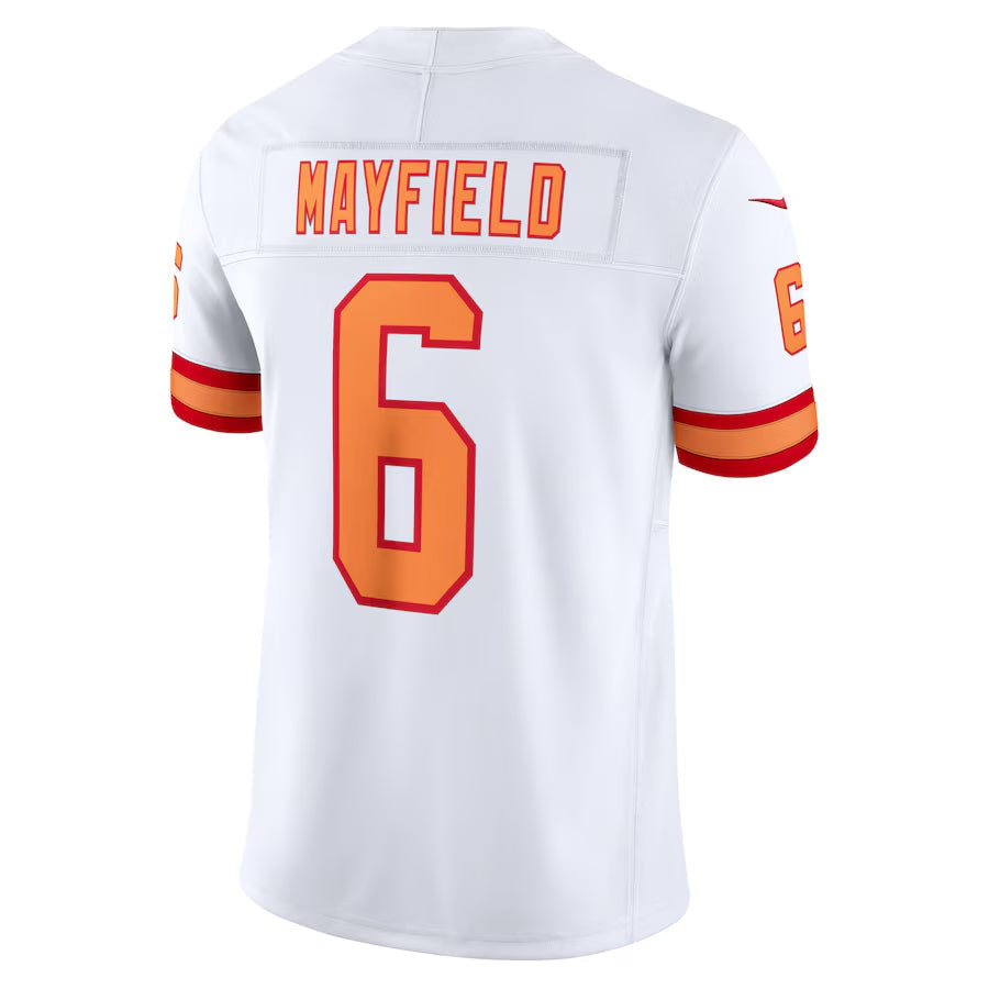 TB.Buccaneers #6 Baker Mayfield Player White Vapor F.U.S.E. Limited Football Jerseys football jersey product view 1