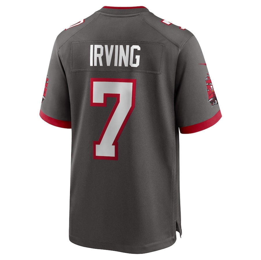 TB.Buccaneers #7 Bucky Irving Player Pewter Game Stitched American Football Jerseys football jersey product view 1