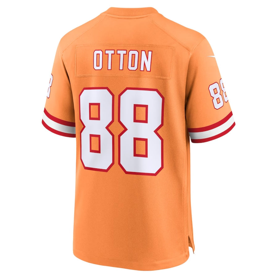 TB.Buccaneers #88 Cade Otton Player Orange Throwback Game Stitched American Football Jerseys football jersey product view 1