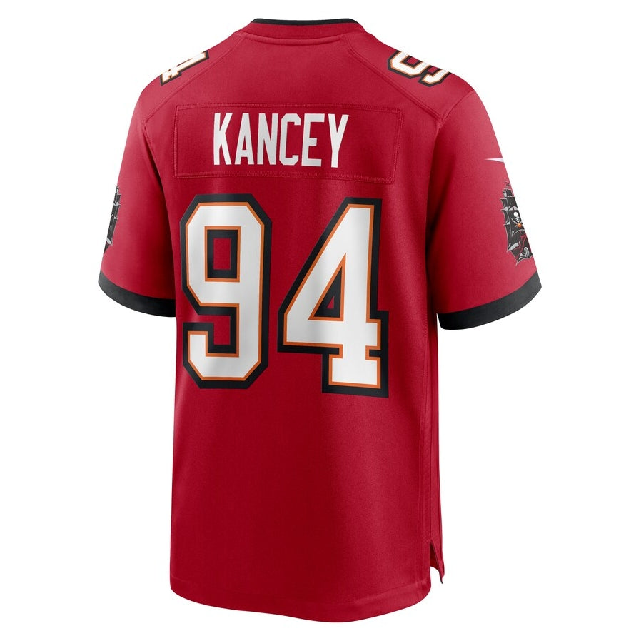 TB.Buccaneers #94 Calijah Kancey Player Red Game Stitched American Football Jerseys football jersey product view 1