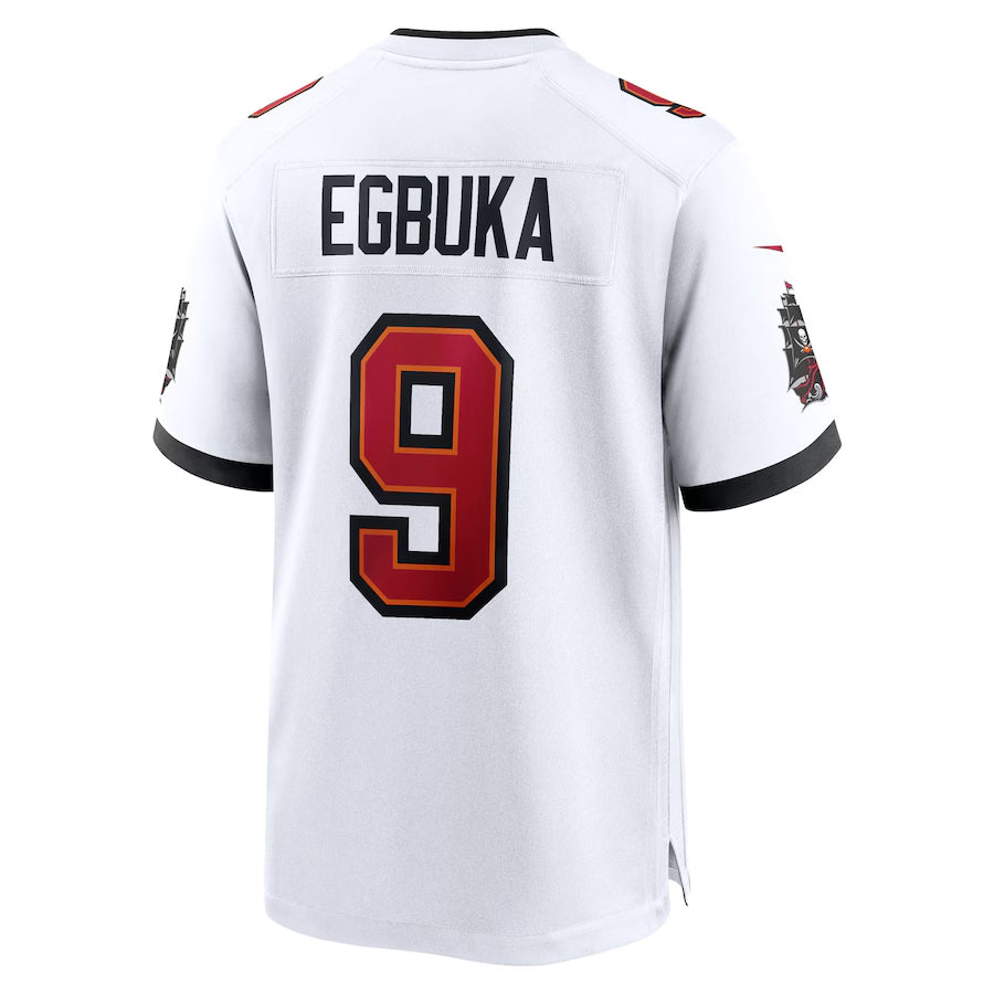 TB.Buccaneers #9 Emeka Egbuka Player White Game Football Jerseys football jersey product view 1