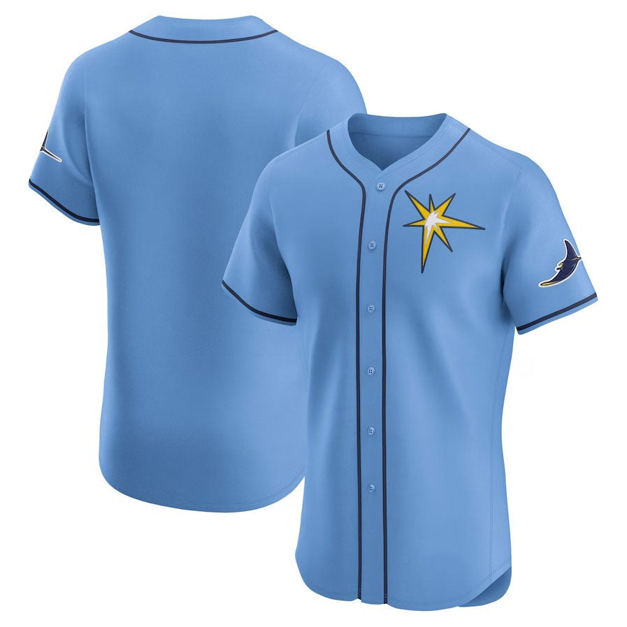 Tampa Bay Rays Alternate Elite Jersey - Light Blue Stitched Baseball Jersey baseball jersey product view 1