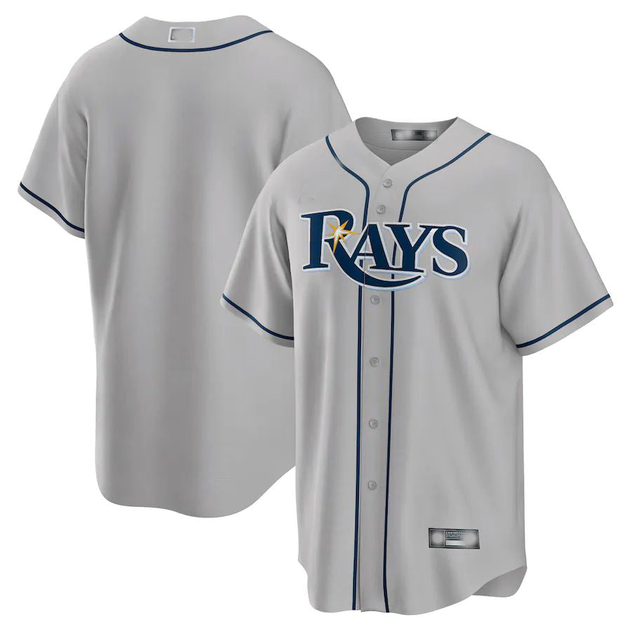 Tampa Bay Rays Gray Road Replica Team Jersey Baseball Jerseys baseball jersey product view 1
