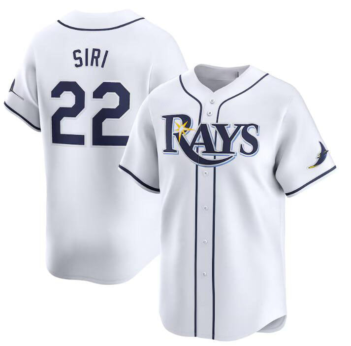 Tampa Bay Rays #22 Jose Siri White Home Limited Stitched Baseball Jersey baseball jersey product view 1