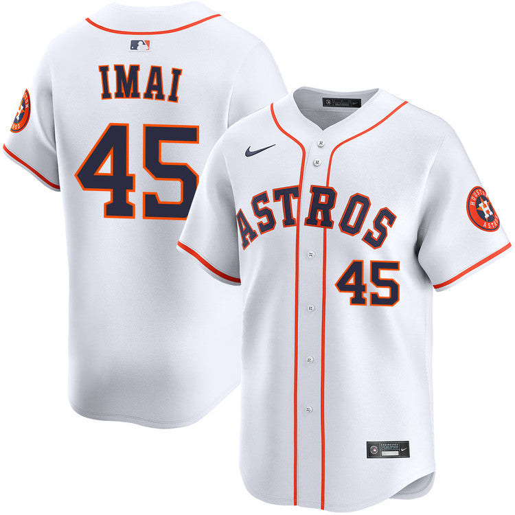 Tatsuya Imai Houston Astros Home Jersey - White baseball jersey product view 1