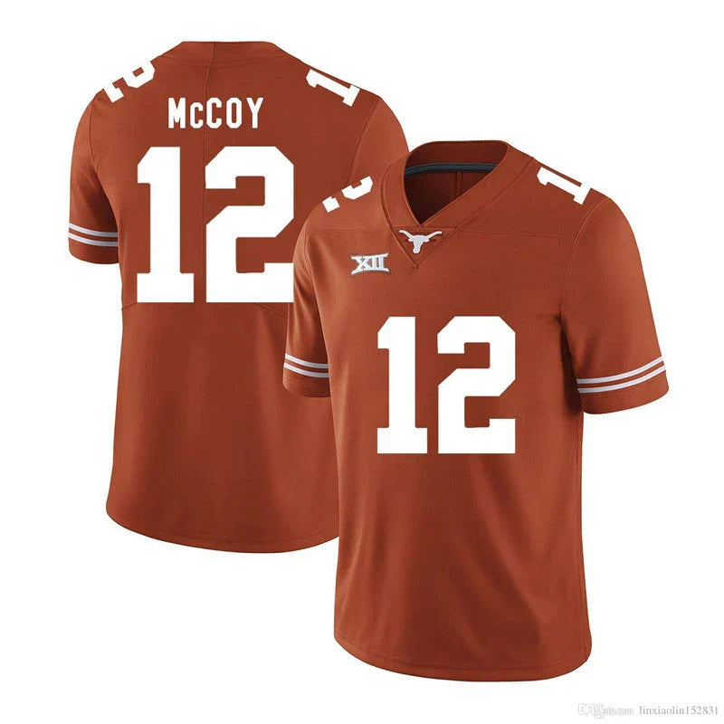 Colt McCoy Texas Longhorns Jersey - Orange sports jersey product view 1