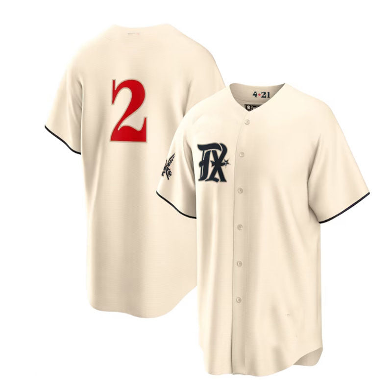 Texas Rangers #2 Marcus Semien Cream 2023 City Connect Replica Player Jersey Baseball Jerseys baseball jersey product view 1