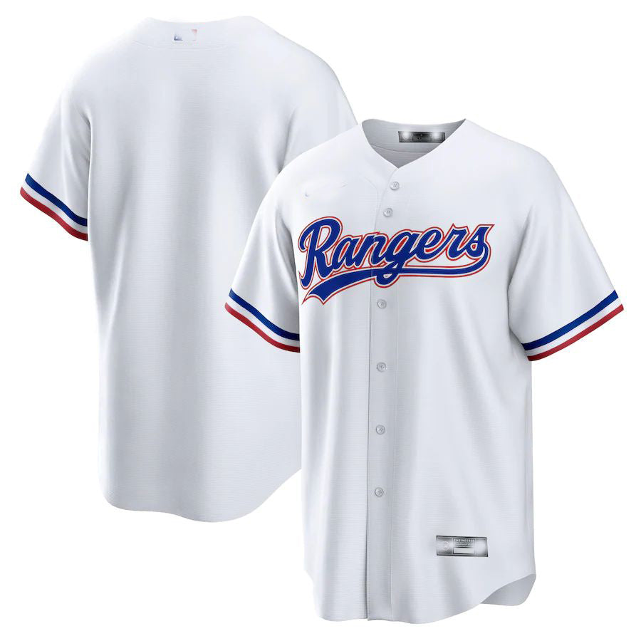 Texas Rangers White Home Replica Team Jersey Baseball Jerseys baseball jersey product view 1