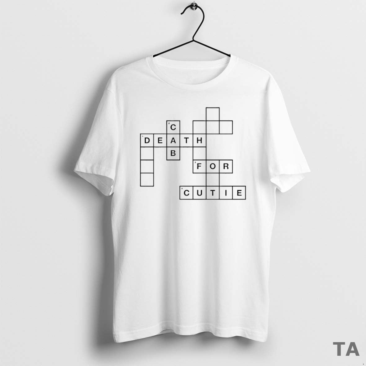 Top Death Cab For Cutie Crossword Circle Sweater - Adult & Kids T-Shirts, Sweatshirts & Hoodies apparel design preview 1