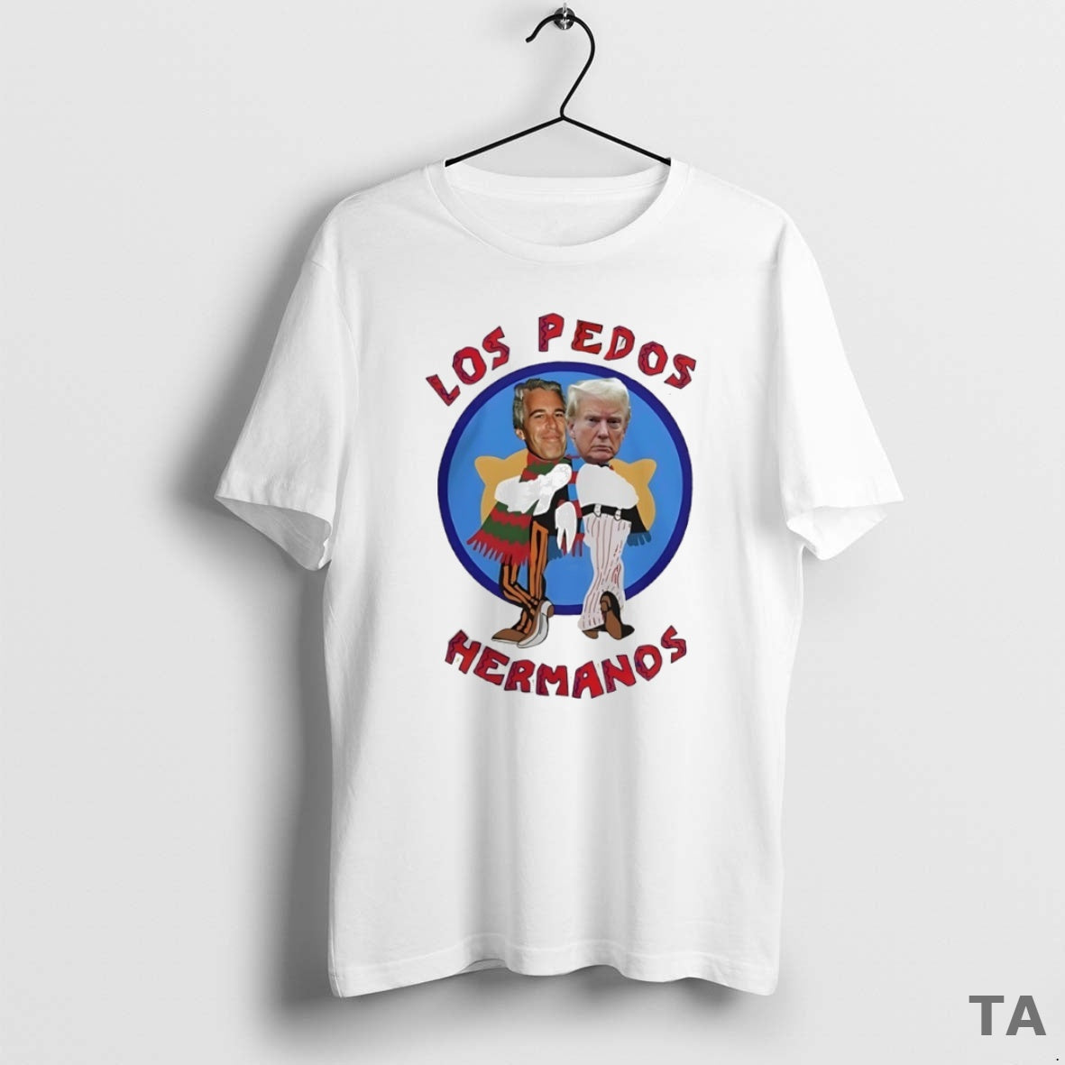 Top Trump And Epstein Los Pedos Hermanos Circle - Adult & Kids T-Shirts, Sweatshirts & Hoodies apparel design preview 1