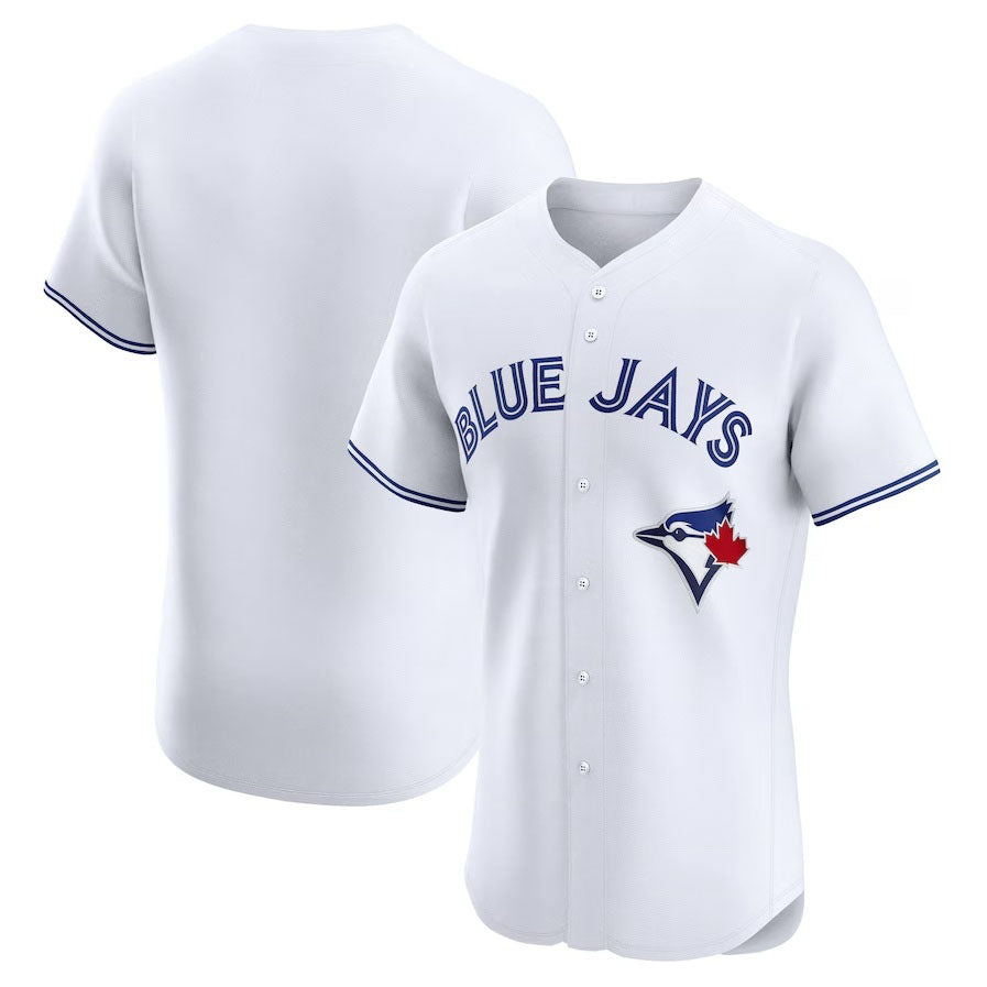 Toronto Blue Jays Home Elite Jersey - White Stitched Baseball Jersey baseball jersey product view 1