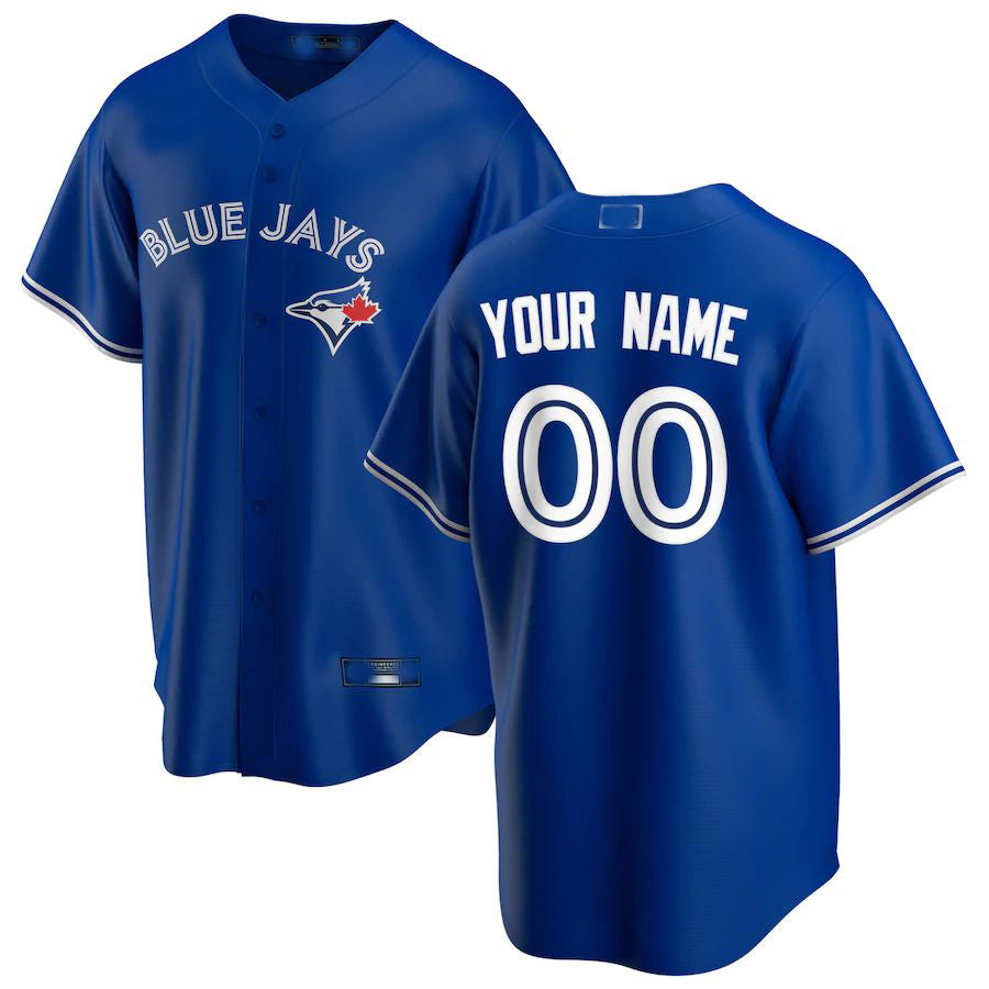 Custom Toronto Blue Jays Royal Alternate Replica Custom Jersey Baseball Jerseys baseball jersey product view 1