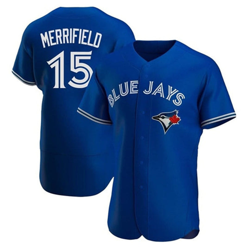 Toronto Blue Jays #15 Whit Merrifield Royal Flex Base Stitched Baseball Jerseys baseball jersey product view 1