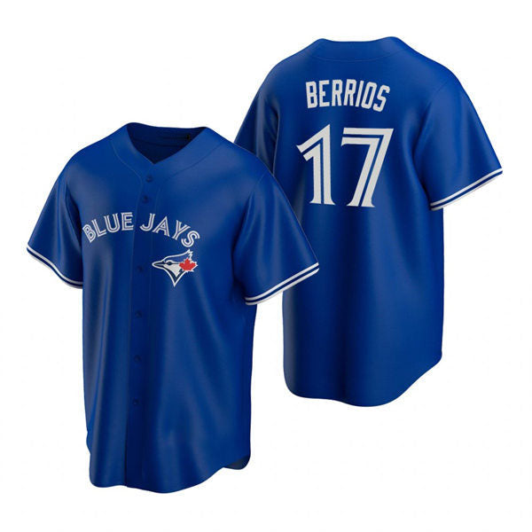 Toronto Blue Jays #17 Jose Berrios Royal Alternate Cool Base Jersey Baseball Jerseys baseball jersey product view 1