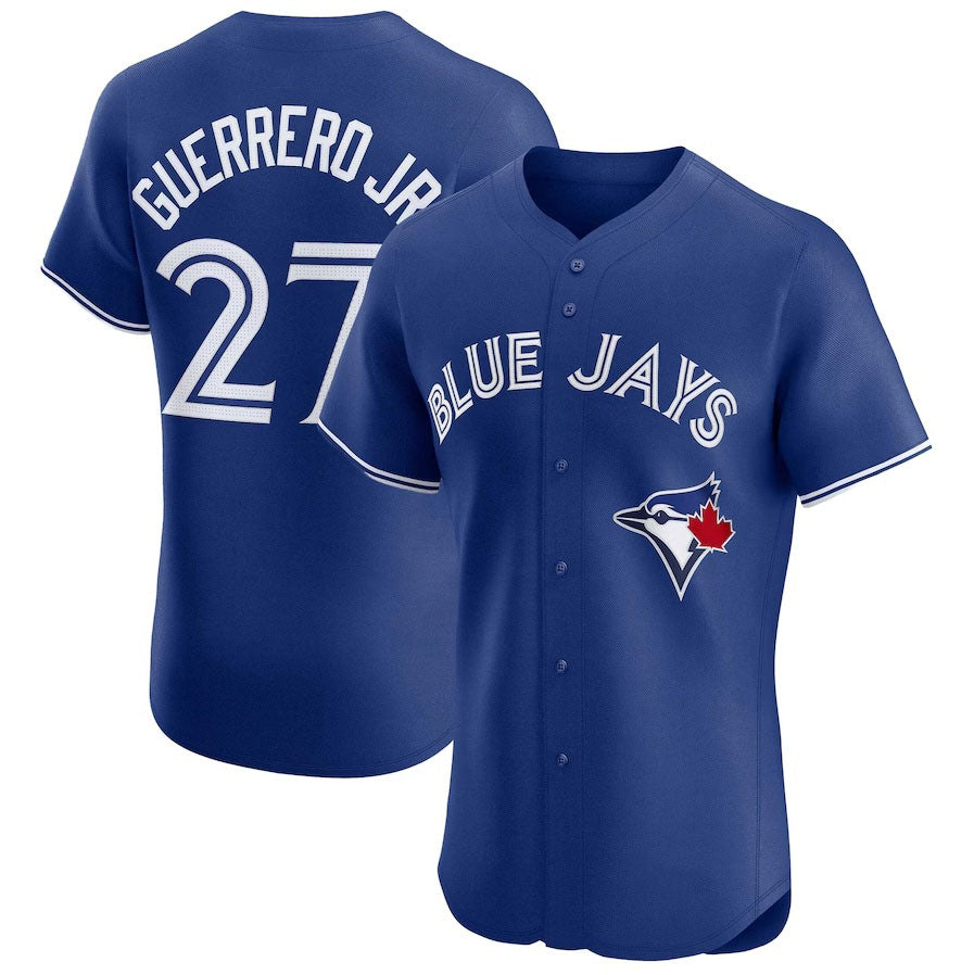 Toronto Blue Jays #27 Vladimir Guerrero Jr. Alternate Elite Player Jersey - Royal Stitched Baseball Jersey baseball jersey product view 1