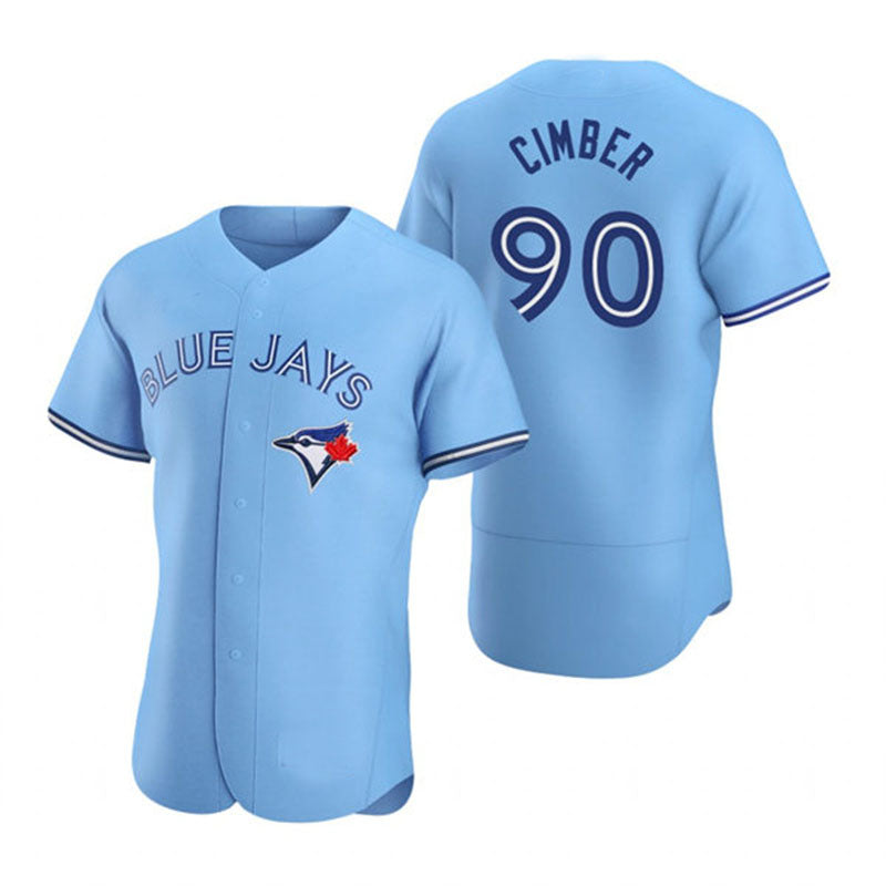 Toronto Blue Jays #90 Adam Cimber Powder Blue Alternate FlexBase Player Jersey Baseball Jerseys baseball jersey product view 1