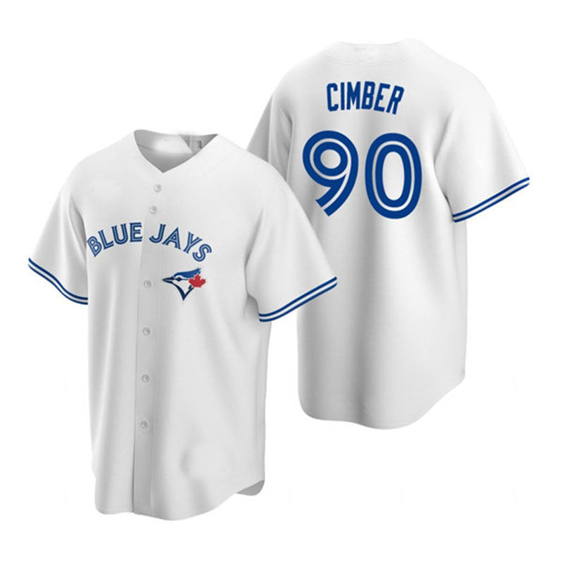 Toronto Blue Jays #90 Adam Cimber White Home Cool Base Jersey Baseball Jerseys baseball jersey product view 1