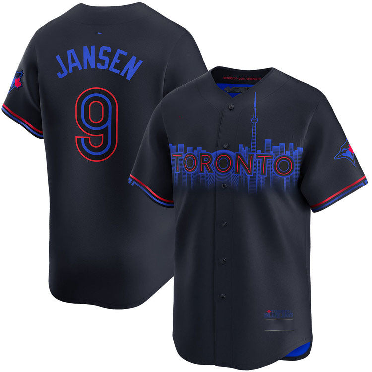 Toronto Blue Jays #9 Danny Jansen City Connect Limited Jersey Baseball Jersey baseball jersey product view 1