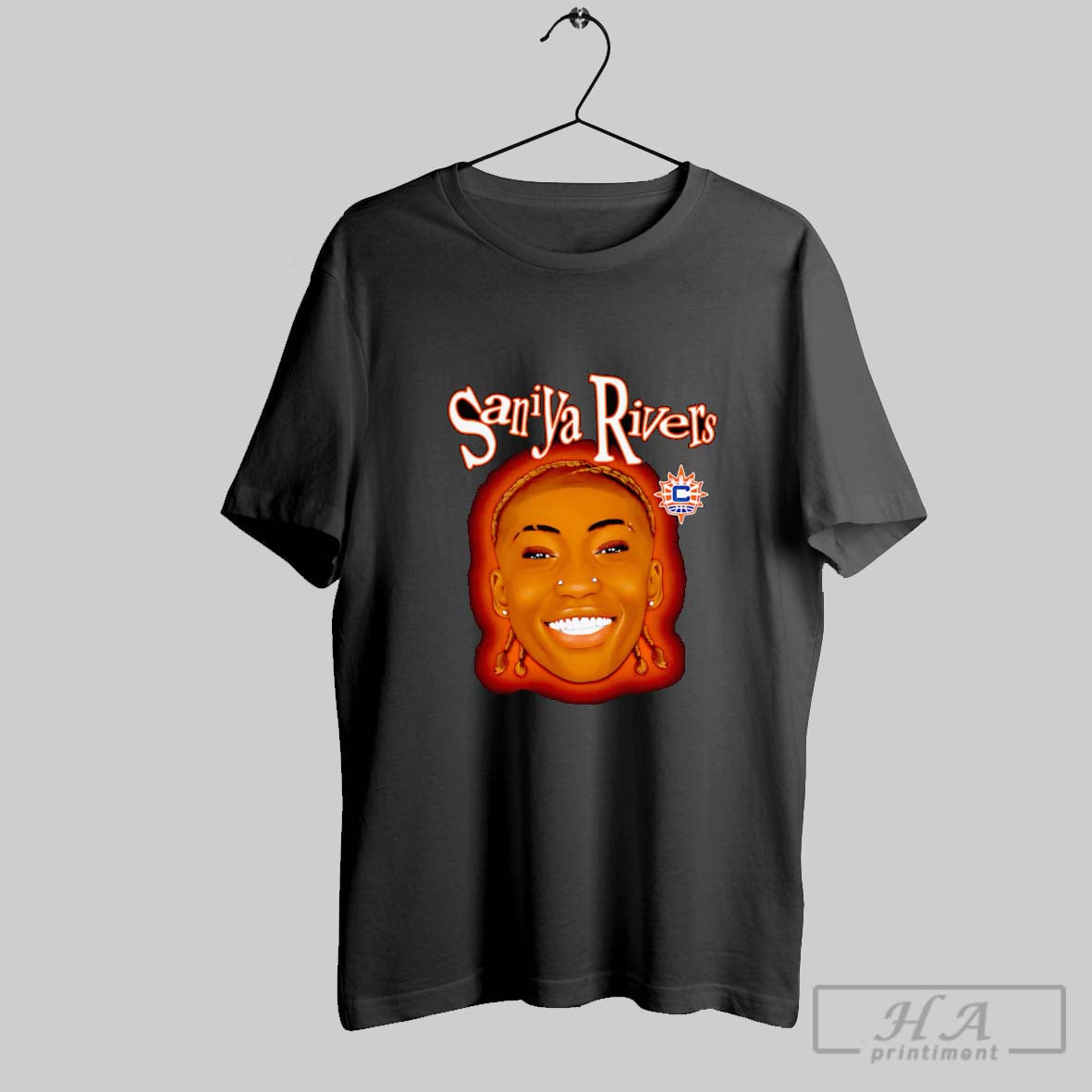 Trendy Saniya Rivers Connecticut Sun Playa Society - Adult & Kids T-Shirts, Sweatshirts & Hoodies apparel design preview 1