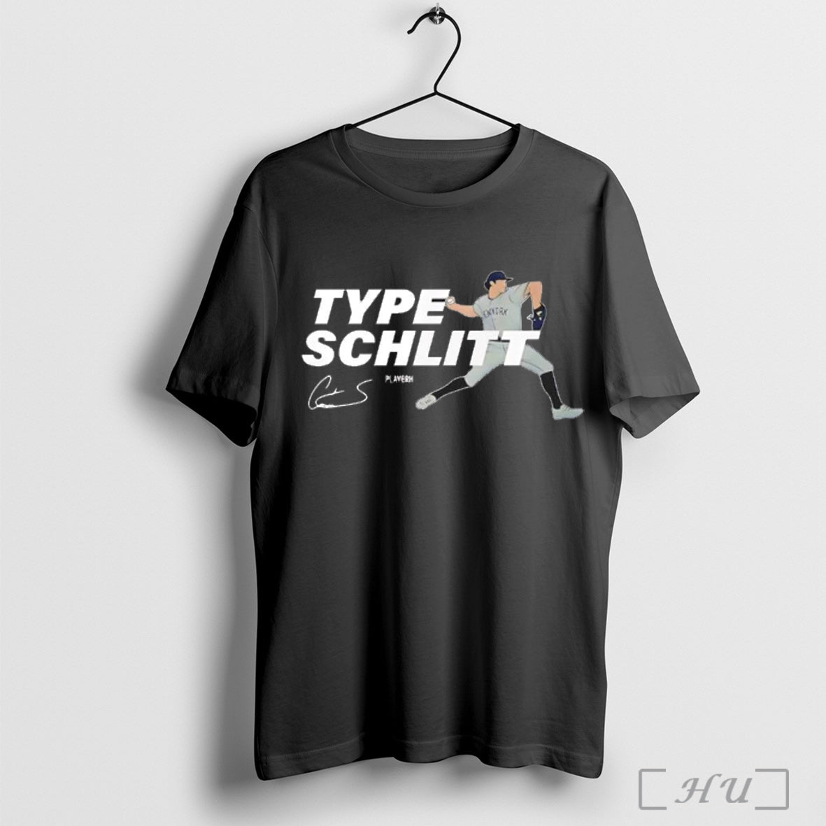 Type Schlitt Player Signature - Adult & Kids T-Shirts, Sweatshirts & Hoodies apparel design preview 1
