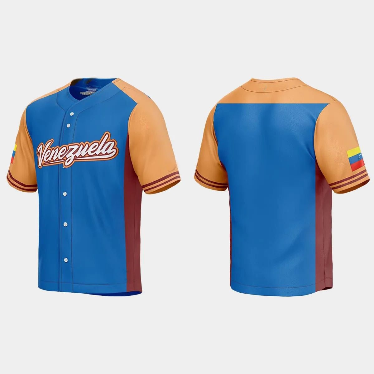 VENEZUELA BASEBALL 2023 WORLD BASEBALL CLASSIC JERSEY ¨C ROYAL Stitches Baseball Jerseys baseball jersey product view 1
