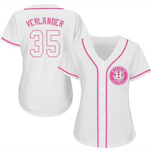 Baseball Jersey Houston Astros Justin Verlander White Fashion Stitched Jerseys baseball jersey product view 1