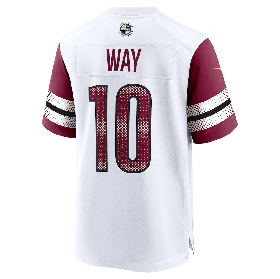 W.Commanders #10 Tress Way Player White Game Stitched American Football Jerseys football jersey product view 1