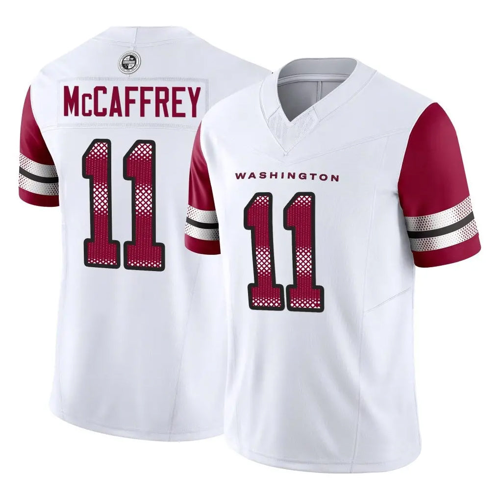 W.Commanders #11 Luke McCaffrey Player White Vapor F.U.S.E. Limited Football Jerseys football jersey product view 1