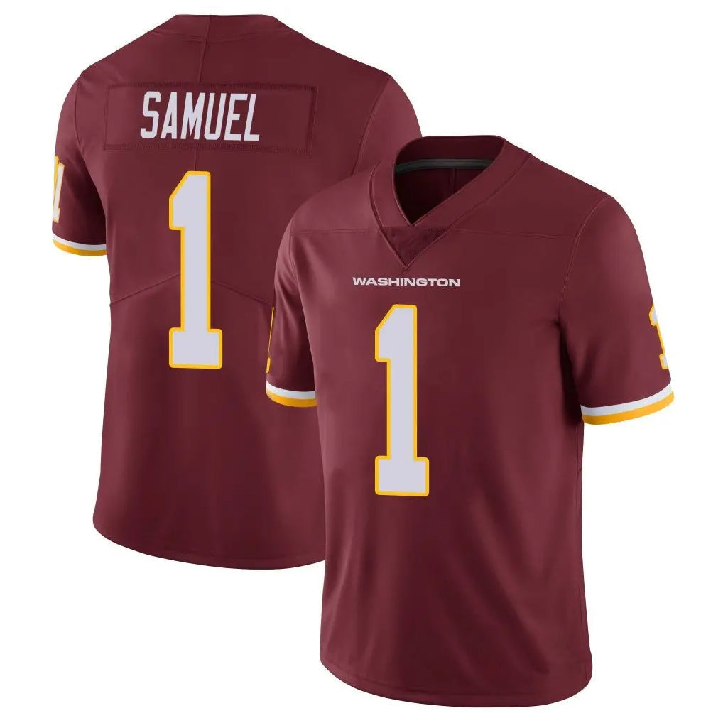 W.Commanders #1 Deebo Samuel Sr Player Burgundy Vapor Limited Football Jerseys football jersey product view 1