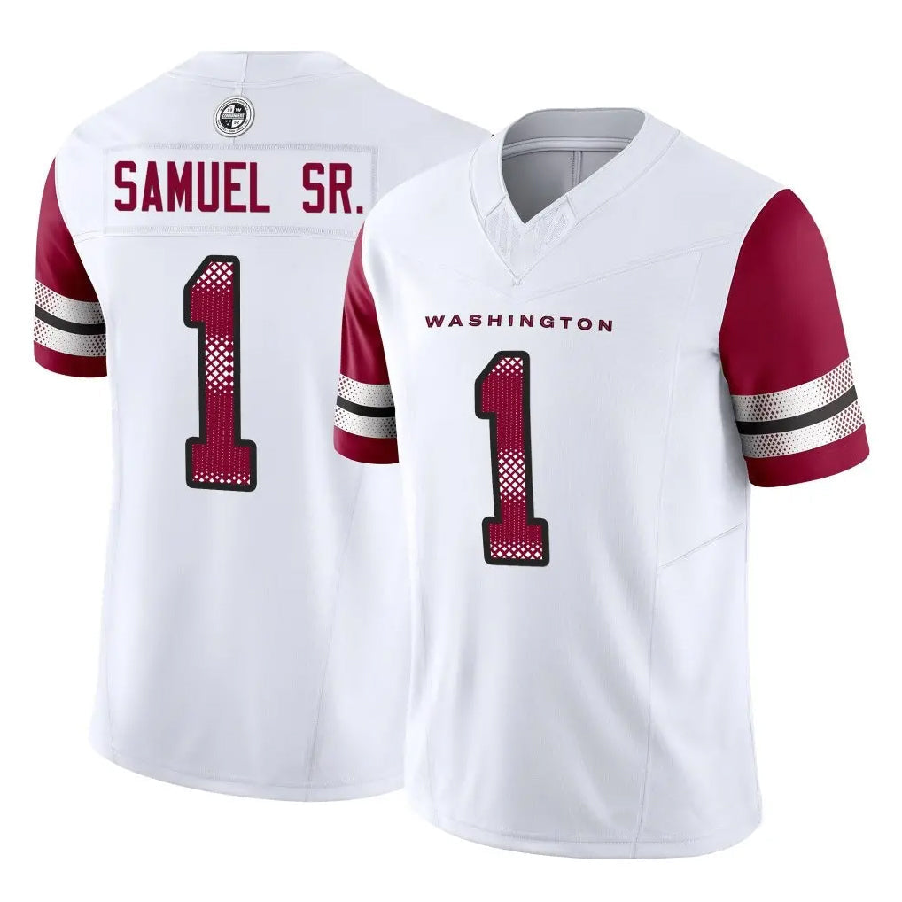W.Commanders #1 Deebo Samuel Sr Player White Vapor F.U.S.E. Limited Football Jerseys football jersey product view 1