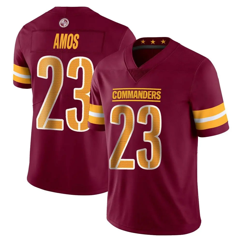 W.Commanders #23 Trey Amos Player Burgundy Vapor F.U.S.E. Limited Football Jerseys football jersey product view 1
